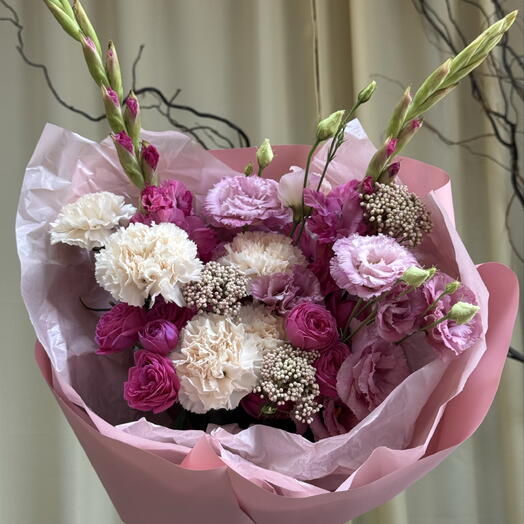 Ромашки с диантусами