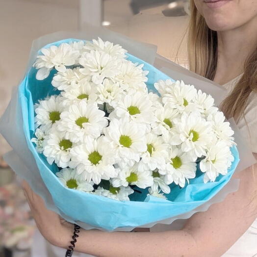 Букет-комплимент хризантема ромашка 🌸