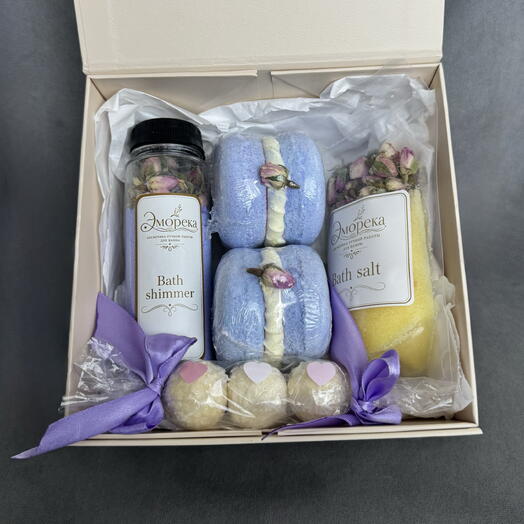 Подарочный набор бомбочки для ванны 
  "Lavender"