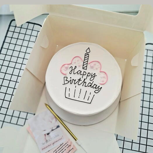 Бенто торт Happy birthday мужу, Жене, сестре, брату, парню