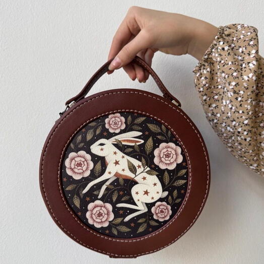 АРТ сумка "ЗАЙКА" bag / клатч / подарок на день рождение / дочери / маме / жене/ шопер / премиум подарки / сумка женская