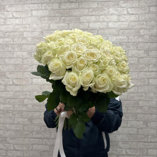Белые розы 50см 🥰🥰🥰