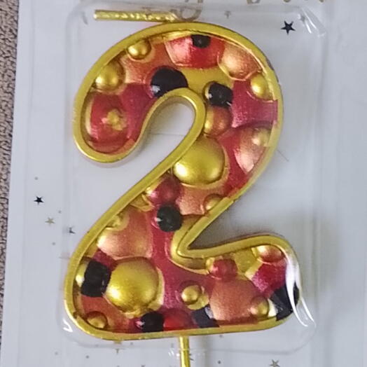 Свеча для торта " 2 "