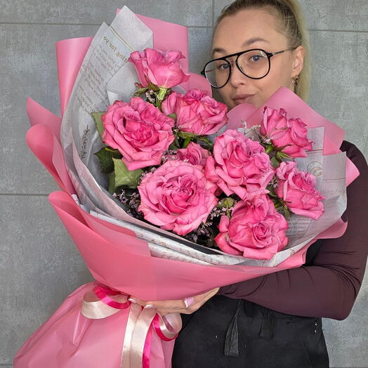 Букет пионовидных роз 🌸