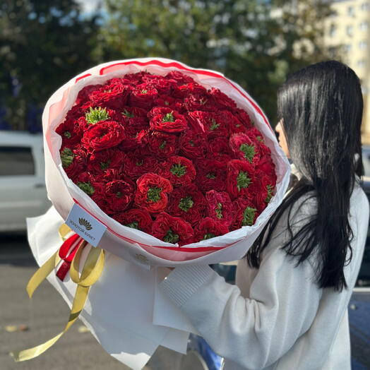 Монобукет из роз