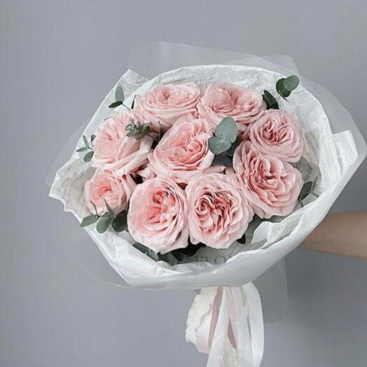 Букет пионовидных роз🌸🌺🌸Мансфилд