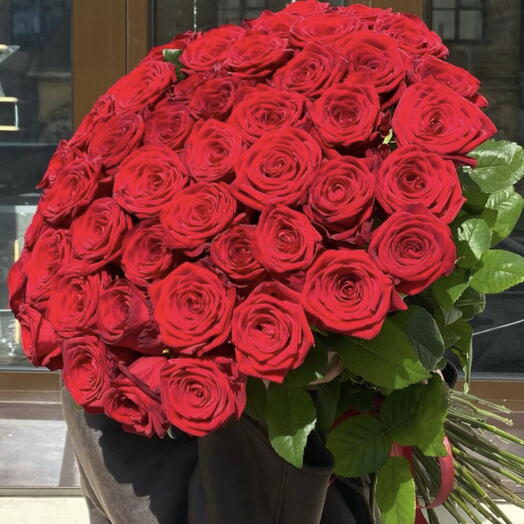 Букет 51 красная Роза 🌹