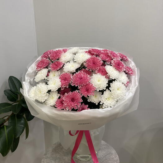 ВАУ-букет из пышной хризантемы🌸