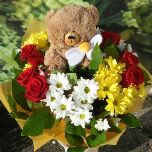 El peluche de regalo
