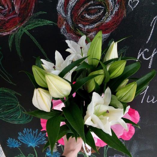 3 sprigs of lilies