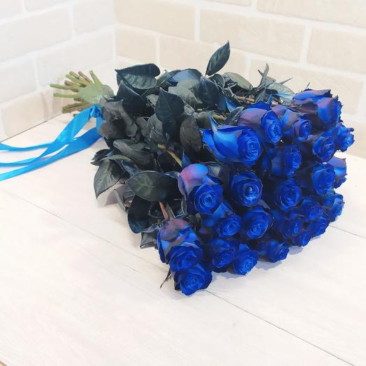 25 синяя роза Premium