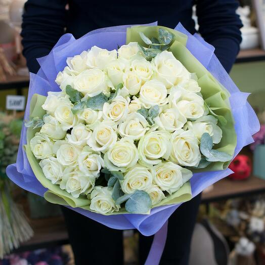 A bouquet of flowers Above the clouds