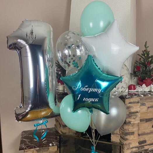 Balloons for the year, 11 pieces