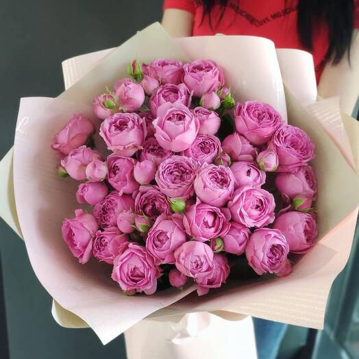 Bouquet of misty bubbles