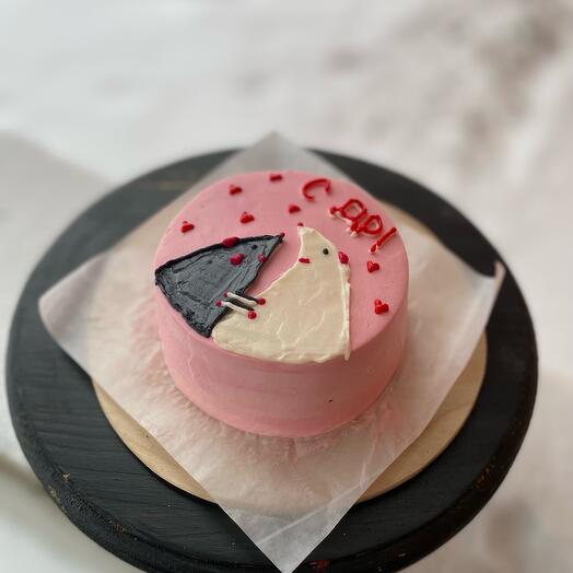 Бенто торт Крысы, размер S