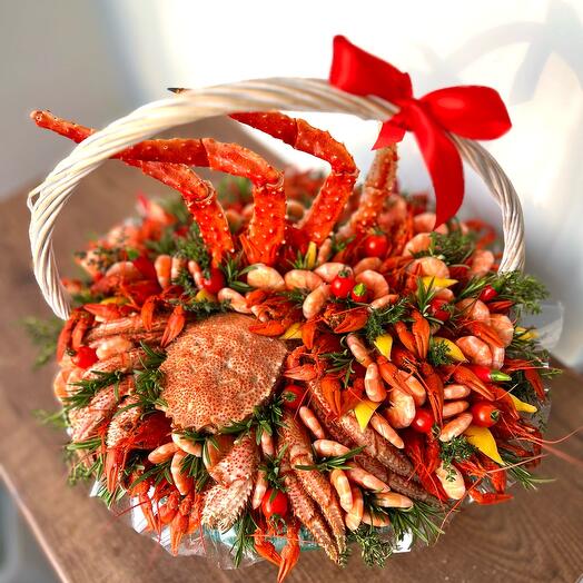 Cesta grande de mariscos