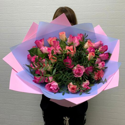 Bouquet Of Pink Roses