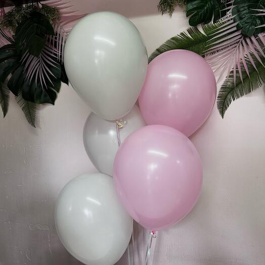 Balloons with helium "5 pieces"