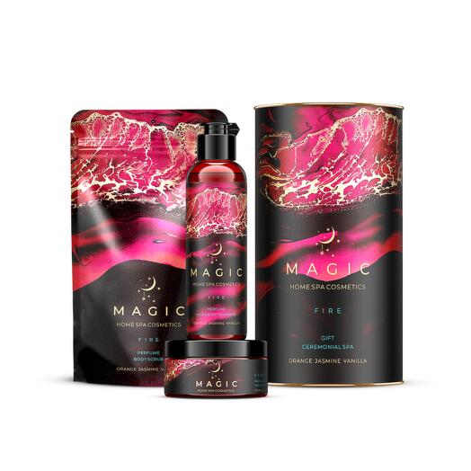 SPA бокс подарочный/MAGIC FIRE/Ceremonial  Orange jasmine vanilla
