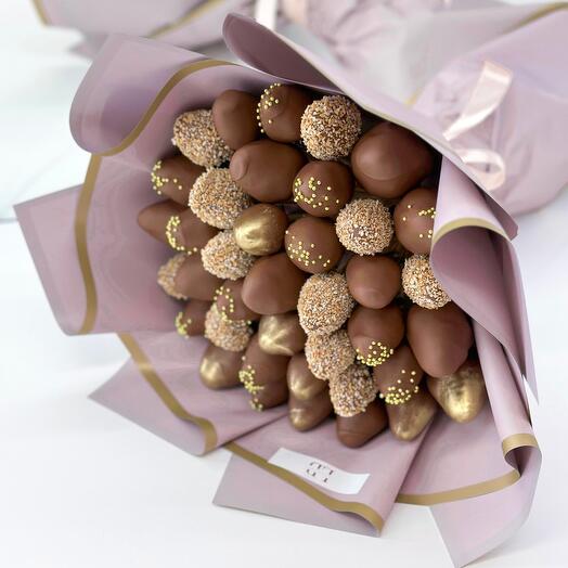 Букет М из клубники в шоколаде 8