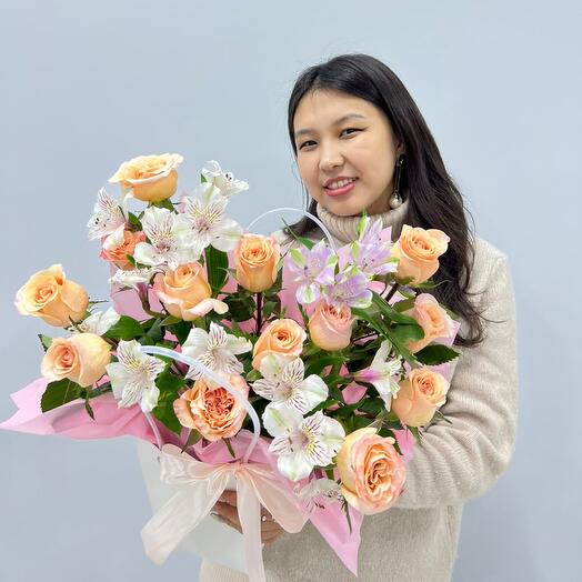 Сумочка из роз