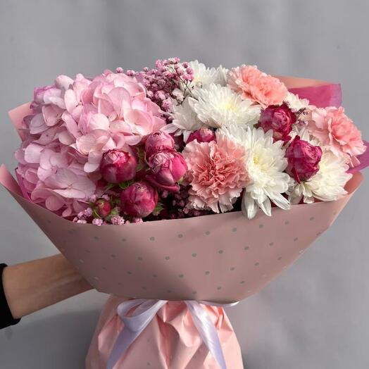 Bouquet with Hydrangea