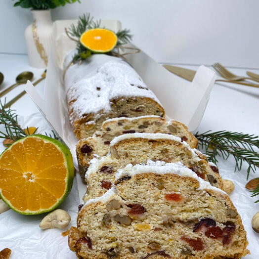Рождественский кекс, Рождественский Штоллен, Кекс на Новый год, Новогодний кекс, Новогодний подарок