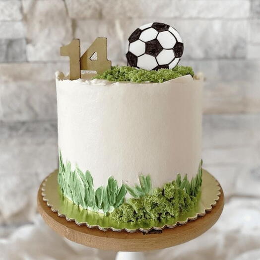 Football theme cake for boys