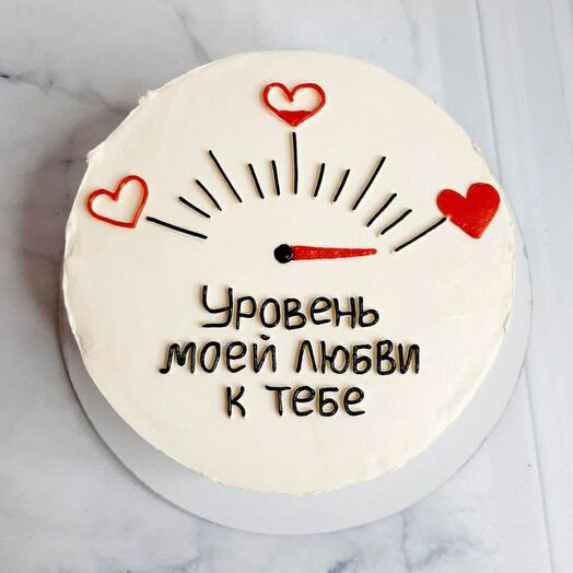 Бенто торт 750гр  на день влюбленных