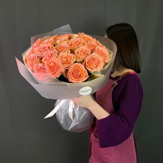 Букет из "25 пионовидныз роз"🌸🌼