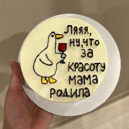 Бенто торт «сникерс»