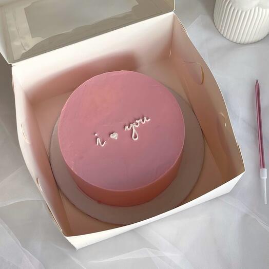 Бенто торт l love you