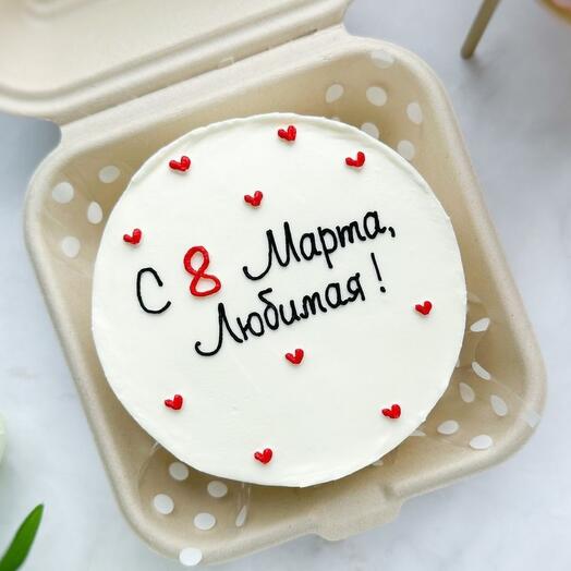 Бенто-торт на «8 Марта»