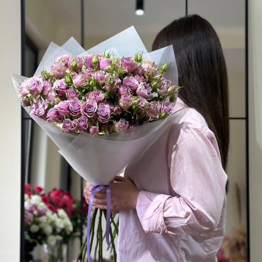 Purple Spray Roses