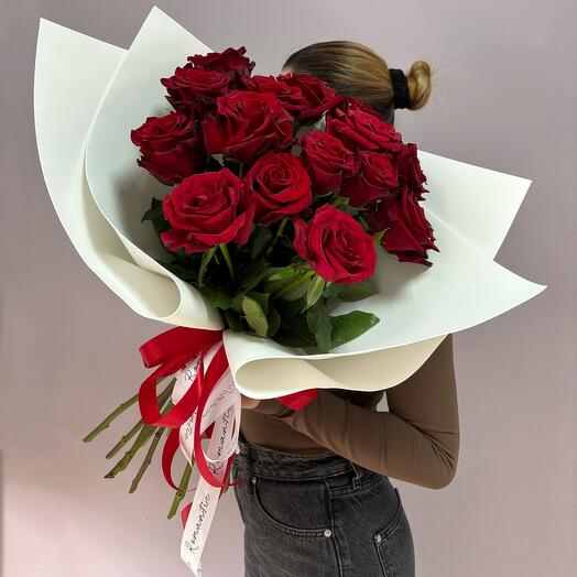 Bouquet of 15 Ecuador Premium Roses