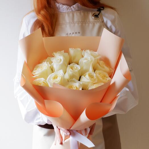 Букет из 15 роз "Candlelight"