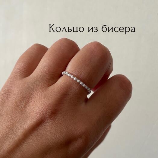 Кольцо из бисера