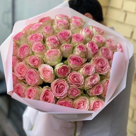 Голландские розы эсперанс49шт