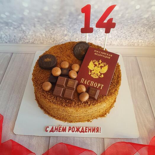 Торт с паспортом
