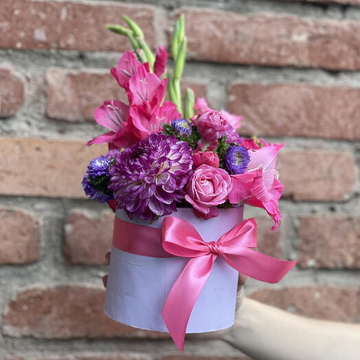 Box of gladioli
