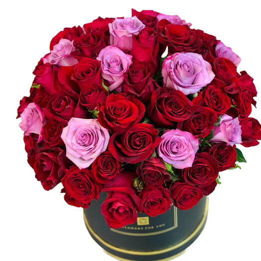 MIX ROSES IN BOX