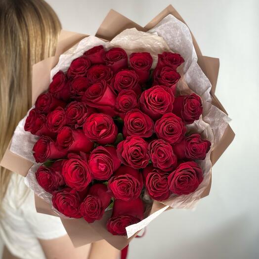 Red Rose | 35 Roses in a bouquet