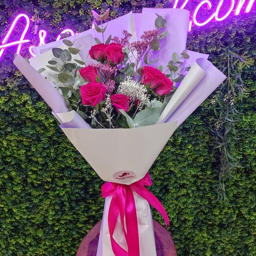 The bouquet is a compliment