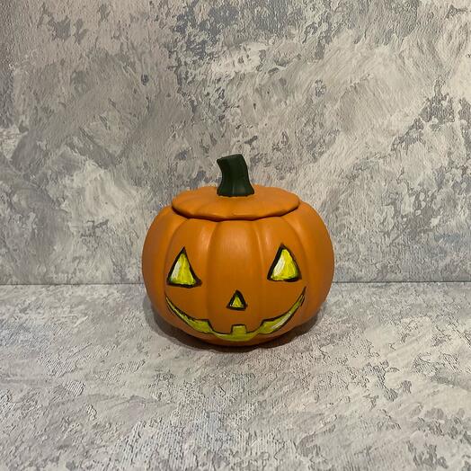 Свеча-тыква на Хэллоуин Jack O Lantern v.1