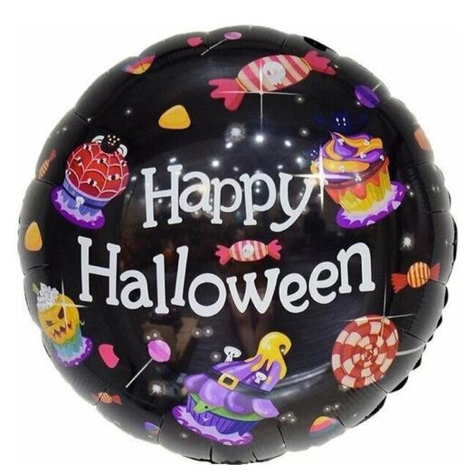 Воздушный круглый шар хэллоуин Halloween