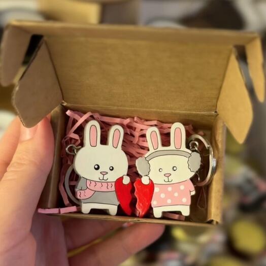 Брелок "Зайчишки"