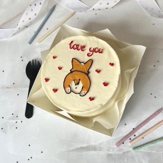 Бенто торт love you 14 февраля