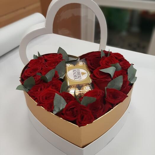 heart with ferrero