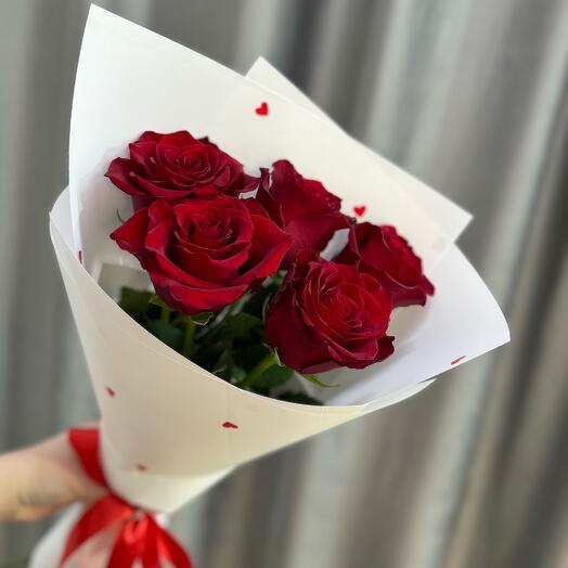Бордовые розы 😍