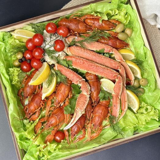 Подарочный бокс - ящик с раками и Опилио